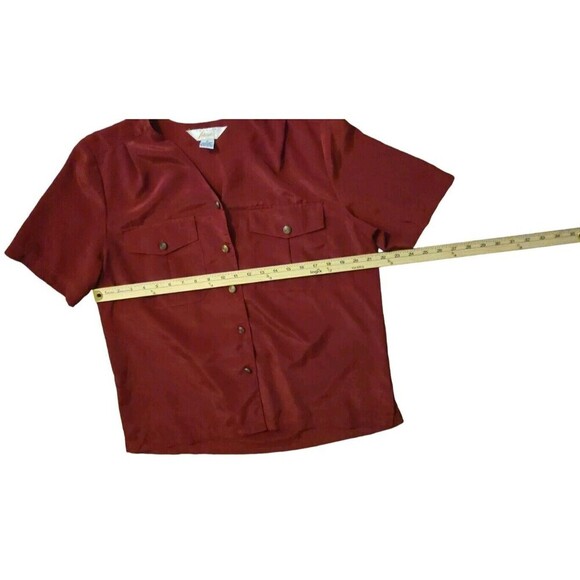 Vintage‎ 80's Fashion Attitudes Size 12 Holiday Christmas Shiny Front Pockets - Picture 5 of 5